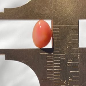 2.9ct Natural Conch Pearl, Pink with Yellow Spotted and Baroque Shape