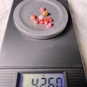 4.2ct lot of Natural Queen Conch Pearls. 9 pieces