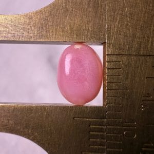 2.1ct Natural Queen Conch Pearl, With Oval Shape, Pink Color and Flame