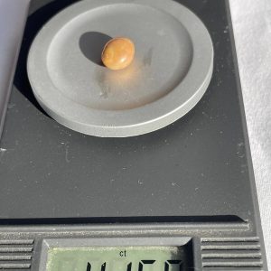 4.1 ct Natural Conch Pearl. Saturn color. Baroque Shape