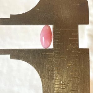 1,16 ct Natural Conch Pearl, pink color and oval egg-shaped