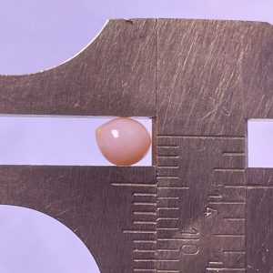 0.9ct Natural Conch Pearl, Light pink color, and round shape