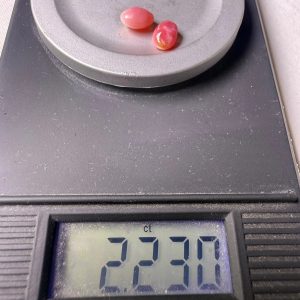 2.2ct Couple of Queen Natural Conch Pearls With Pink Color