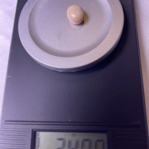 3.3ct Natural Conch Pearl in a Light Pink color with a Button shape