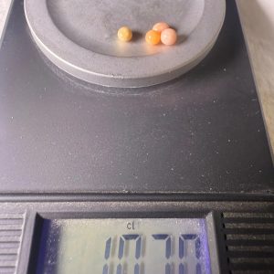 1ct Lot of Natural Conch Pearls, Round Shape, Different Colors