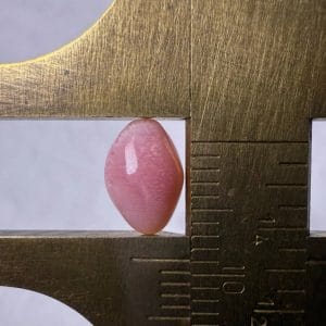 1.9ct Natural Queen Conch Pearl, Flame and Oval Shape with a Crack, light Pink