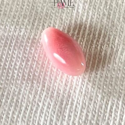 10- 1.16 ct Natural Conch Pearl, pink color and oval egg-shaped
