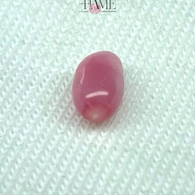 11- 0.83ct Natural Conch Pearl, pink with flame color and Baroque shape