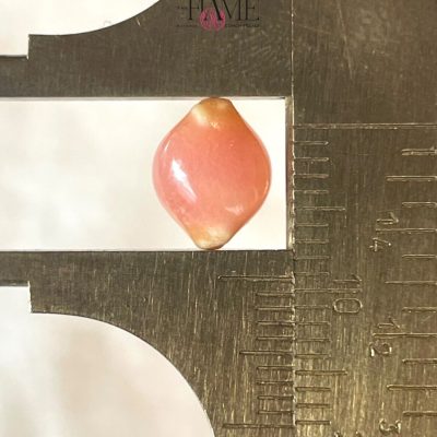 3- 2.4 ct Natural Conch Pearl, pink color and baroque shape