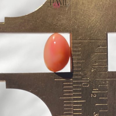 3- 2.9ct Natural Conch Pearl, Pink with Yellow Spotted and Baroque Shape