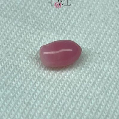 4- 0.83ct Natural Conch Pearl, pink with flame color and Baroque shape