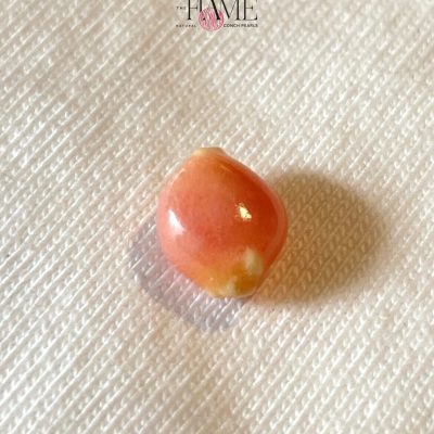 4- 2.4 ct Natural Conch Pearl, pink color and baroque shape