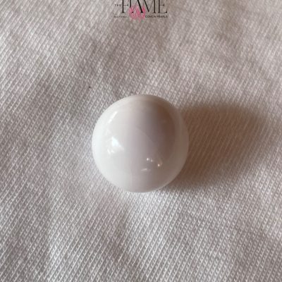4- 29.1ct Natural Conch Pearl, white color and round shape with cracked