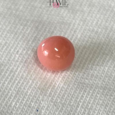 6- 2.08ct Natural Conch Pearl, pink color, round shape