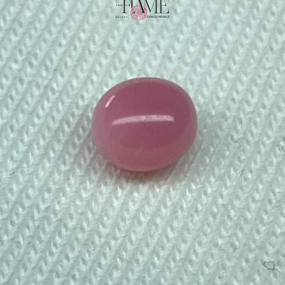 7- 0.8ct Natural Conch Pearl, pink color and round shape