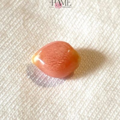 7- 2.4 ct Natural Conch Pearl, pink color and baroque shape