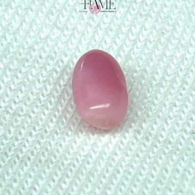 9- 0.83ct Natural Conch Pearl, pink with flame color and Baroque shape